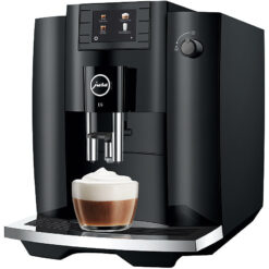 Jura E6 EC Automatischer Kaffeevollautomat Mit Milchschaum Und 11 Kaffeespezialitäten 3D Brühtechnologie Aroma Grinder