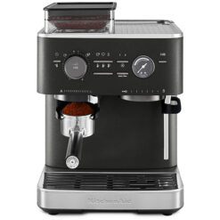 Alternative view of Kitchenaid 5KES6551EBK Halbautomatische Espressomaschine mit Mühle ARTISAN Farbe: Gusseisen Schwarz