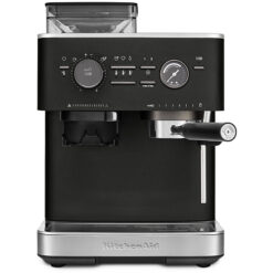 Kitchenaid 5KES6551EBK Halbautomatische Espressomaschine mit Mühle ARTISAN Farbe: Gusseisen Schwarz